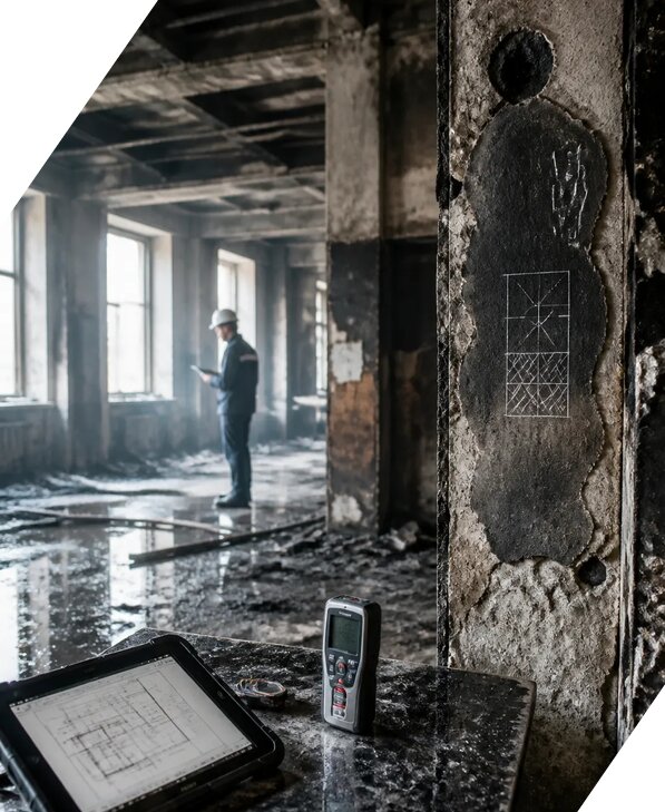Обследование зданий после пожара в Севастополе от 15482 р. | ЭкспертизаРоссия